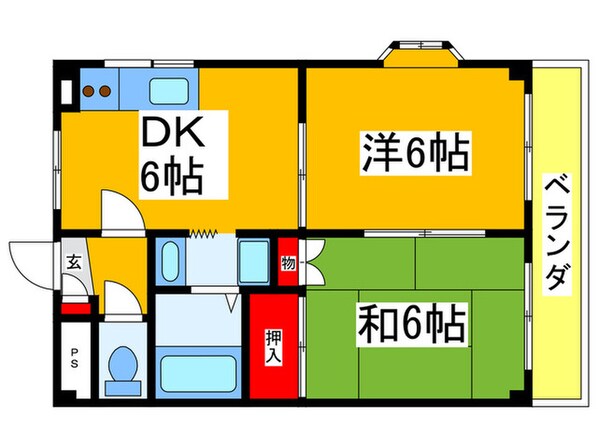 メゾン町山の物件間取画像